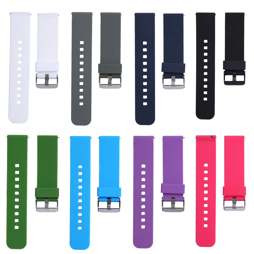 21 см мягкий силиконовый ремешок для замены часов cooo2 Pebble Time LG MOTO360 2rd поколение Watct