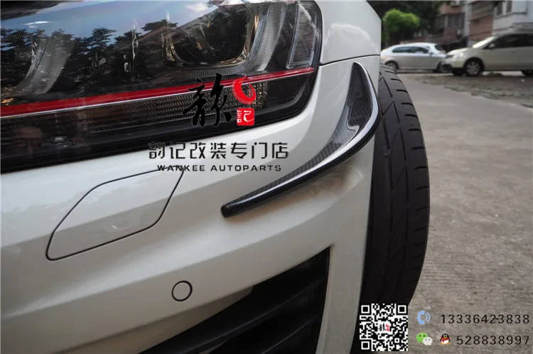 Подходит для Volkswagen Golf VW 7R R line rline GTI Reife лезвие из углеродного волокна с воздушным