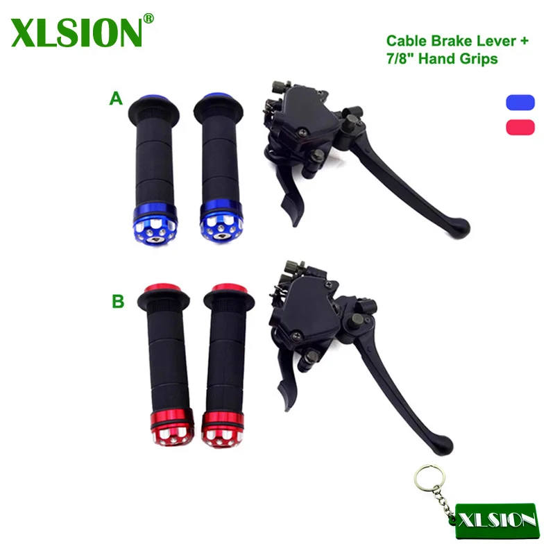 XLSION 7/8 &quotРучные ручки и акселератор двойной палец дроссельной заслонки