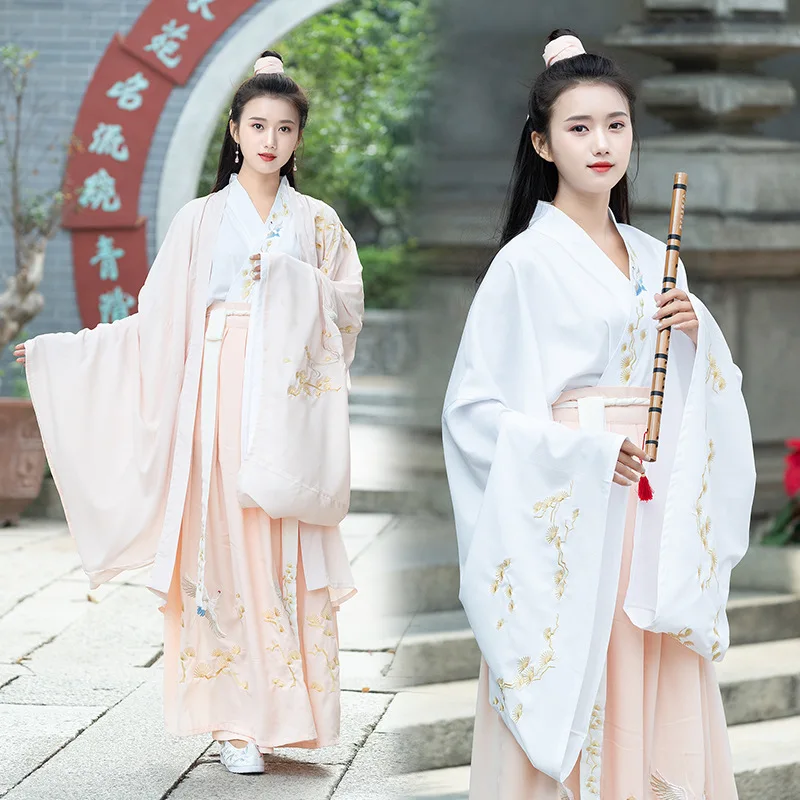 Женский и мужской костюм Hanfu для сценического танца традиционный китайский