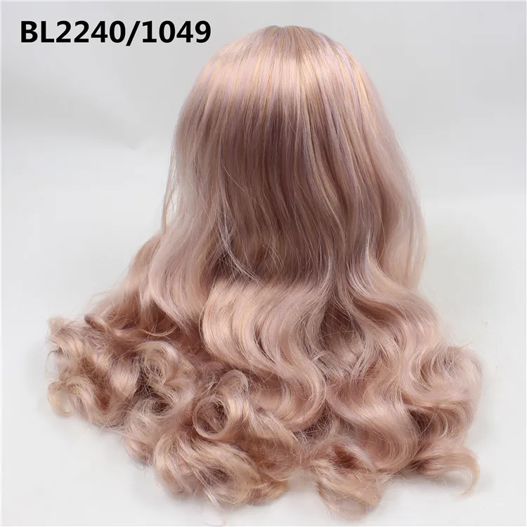 Blyth кукла ледяной RBL головы купол только парик волосы для DIY пользовательские куклы - Цвет: G
