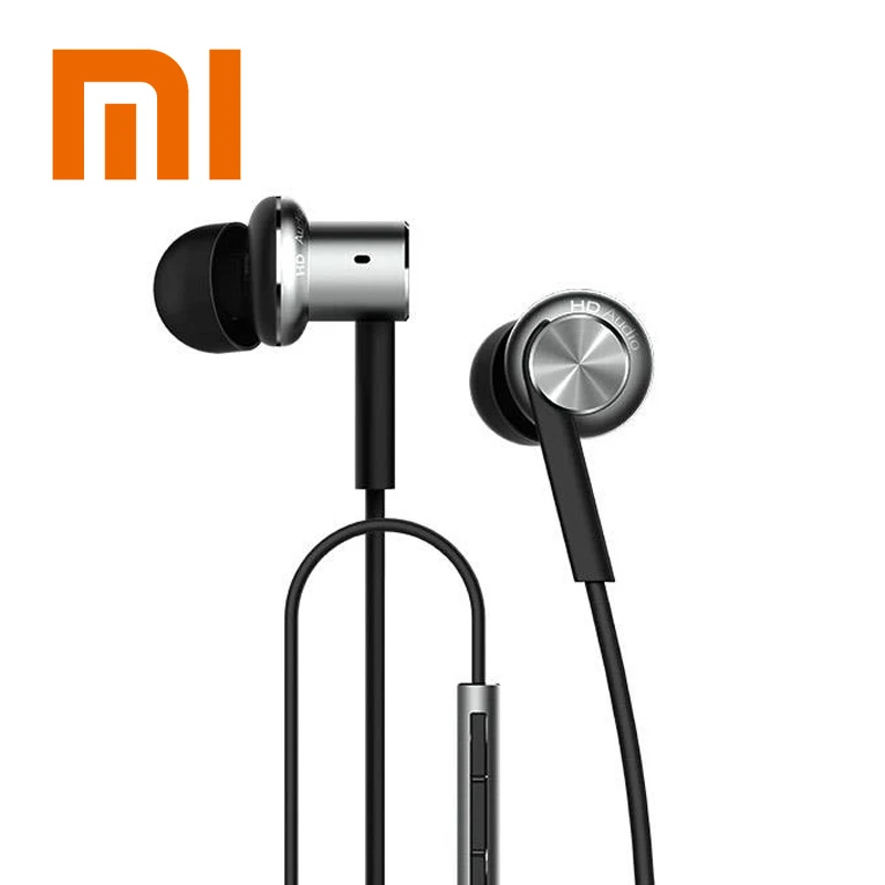 

Original Xiaomi Hybrid Pro HD Earphone/Mi In-Ear Hybrid Wired Control With MIC for Xiaomi iPhone Samsung Redmi 4 4X Smartphone