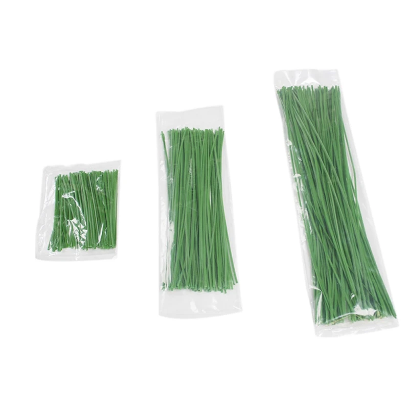 100 шт. зеленые кабельные стяжки для садоводства лоза альпинистские растения