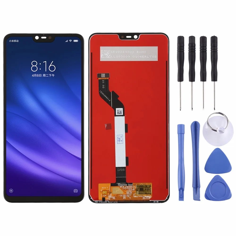 ЖК экран и дигитайзер полная сборка для Xiaomi Mi 8 Lite|Экраны мобильных телефонов| |