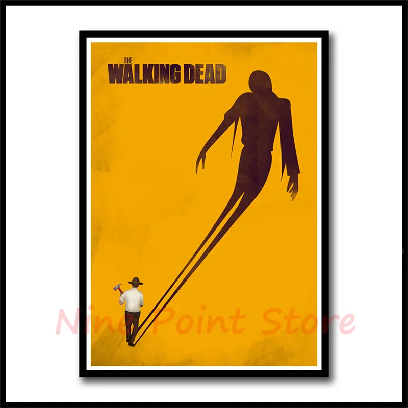 The Walking Dead Сезон 8 классический фильм белая бумага с покрытием фильм плакаты настенные картины для гостиной Декор бескаркасные