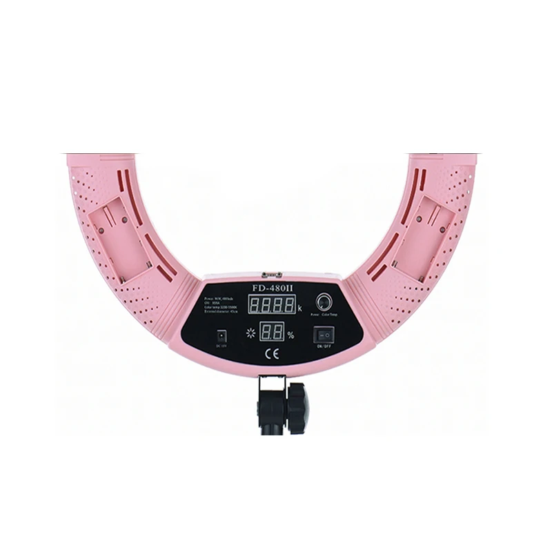 Original Yidoblo Pink FD-480II LED Ring lamp Studio Video Light Lamp Photographic Lighting + stand (2M)+ bag | Электроника