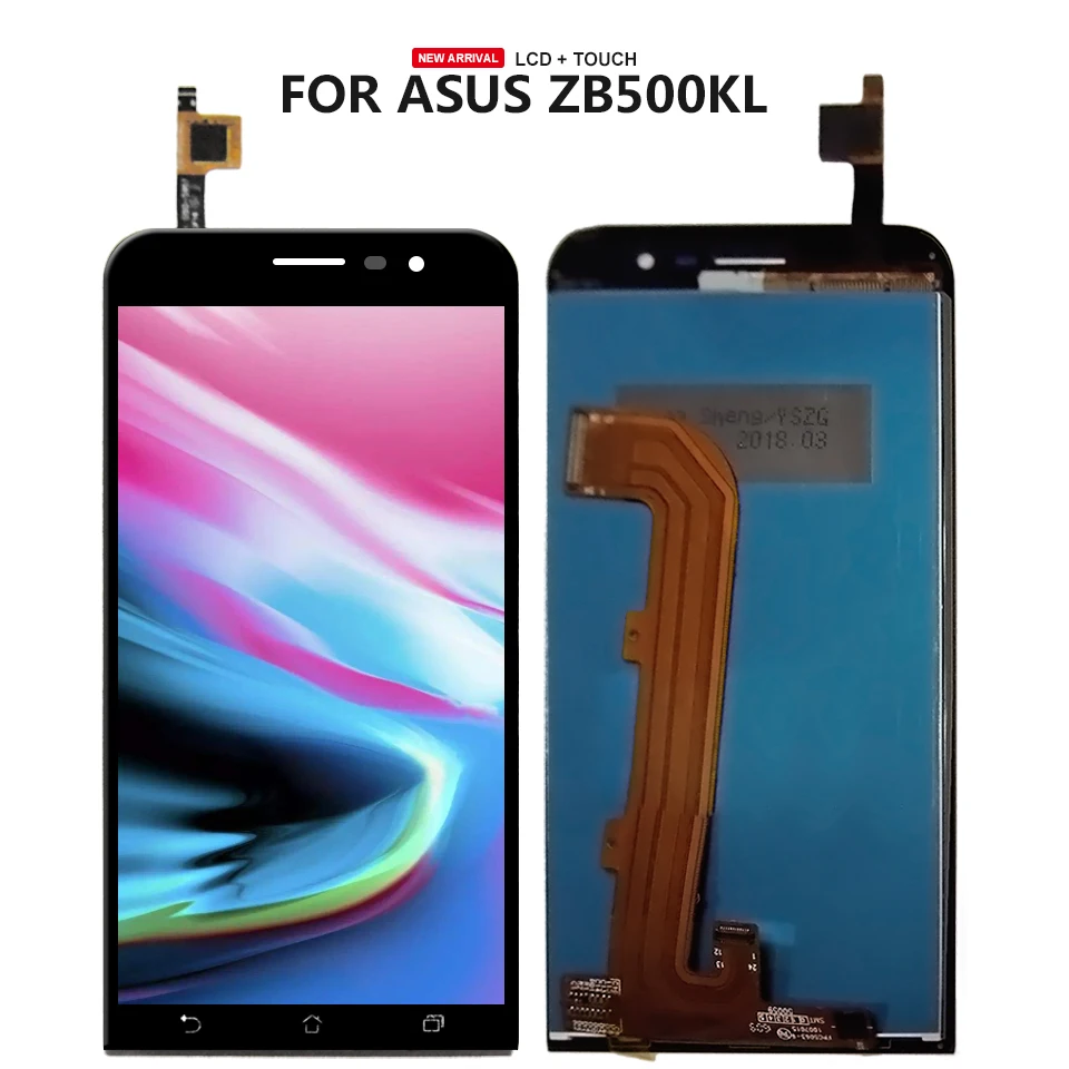 5 ''для Asus Zenfone Go ZB500KL Полный ЖК-дисплей сенсорный экран панель дигитайзер в
