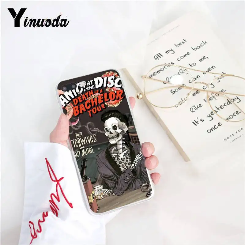 Мягкий чехол Yinuoda из ТПУ с рисунком запаха на диско для iPhone 8 7 6 6S 6Plus X XS MAX 5 5S SE XR 10 11