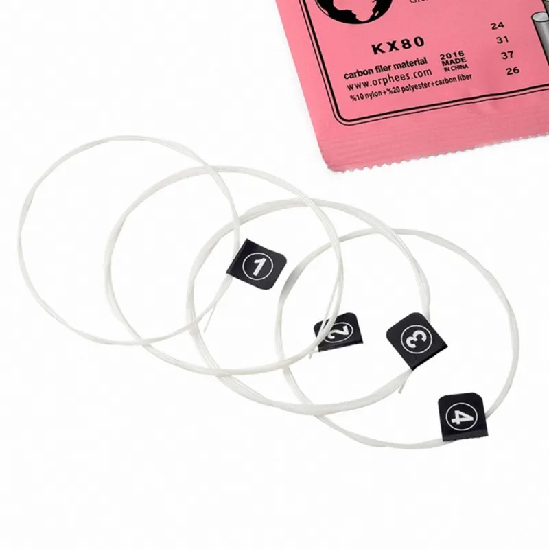 

1 Set 4 pcs Guitar Strings E-A For Acoustic Folk Guitar Classic Guitar Ukulele With Original Retail Package