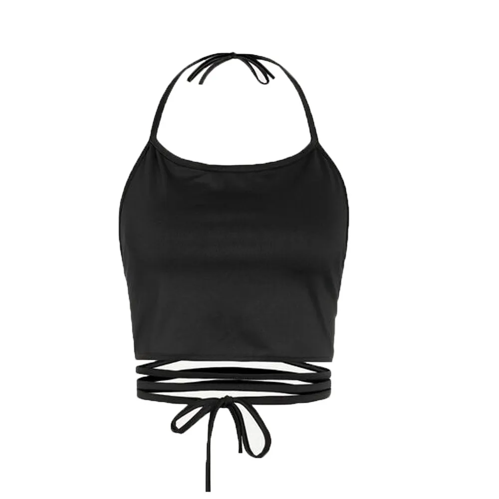 Women Sleeveless Backless Vest Halter Tank Tops Blouse T-Shirt Swimsuits Cropped feminino Bustier top new Colete Blusas | Женская одежда