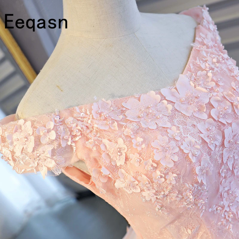 Vestidos дебютанты розовые пышные платья 2020 кружевное бальное платье с открытыми