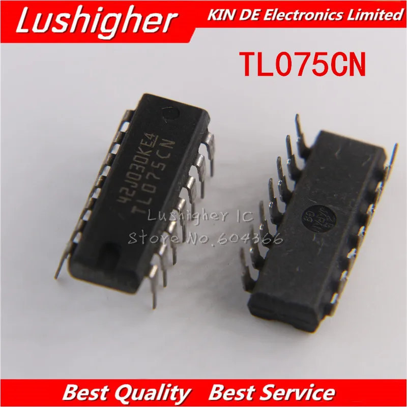 10 шт. TL075CN DIP TL075 DIP14| |