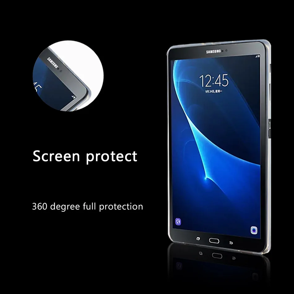 Силиконовый чехол Ablet для Samsung GALAXY Tab A A2 A6 10 1 2016 5 SM T580 E S2 9 7 6 T595 T550 чехол|tablet case|for samsung