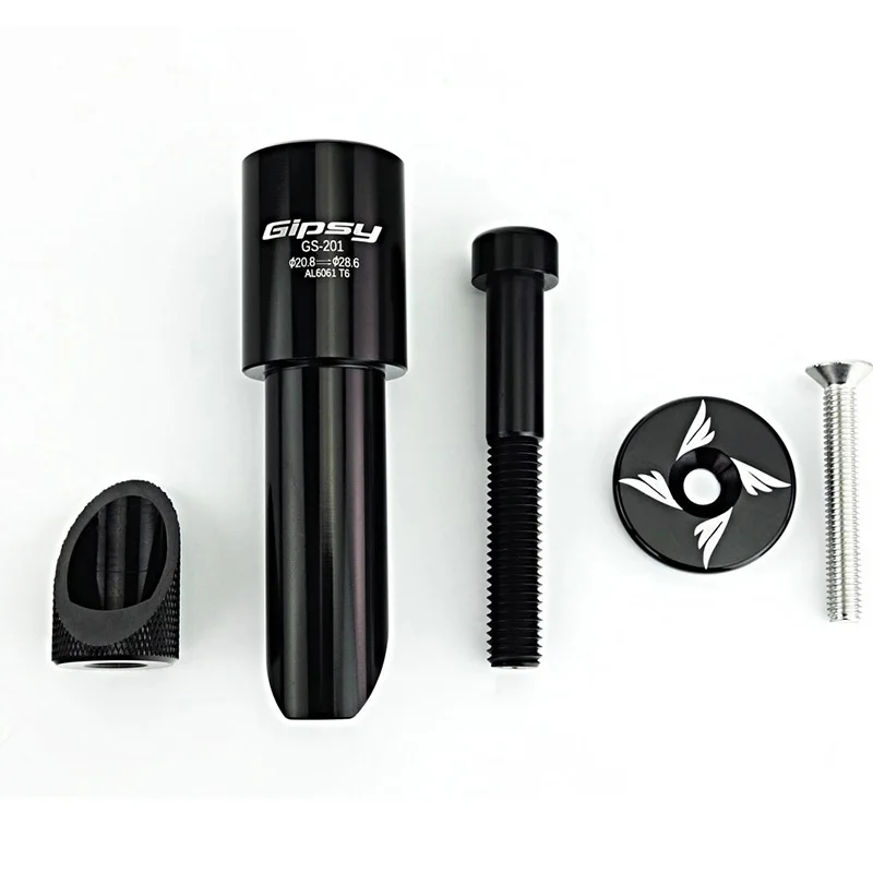 Адаптер рулевой колонки для балансировочного велосипеда 20.8 мм 22.2 мм со скользящей головкой для вертикальной конверсии 12-дюймовой головной трубки.