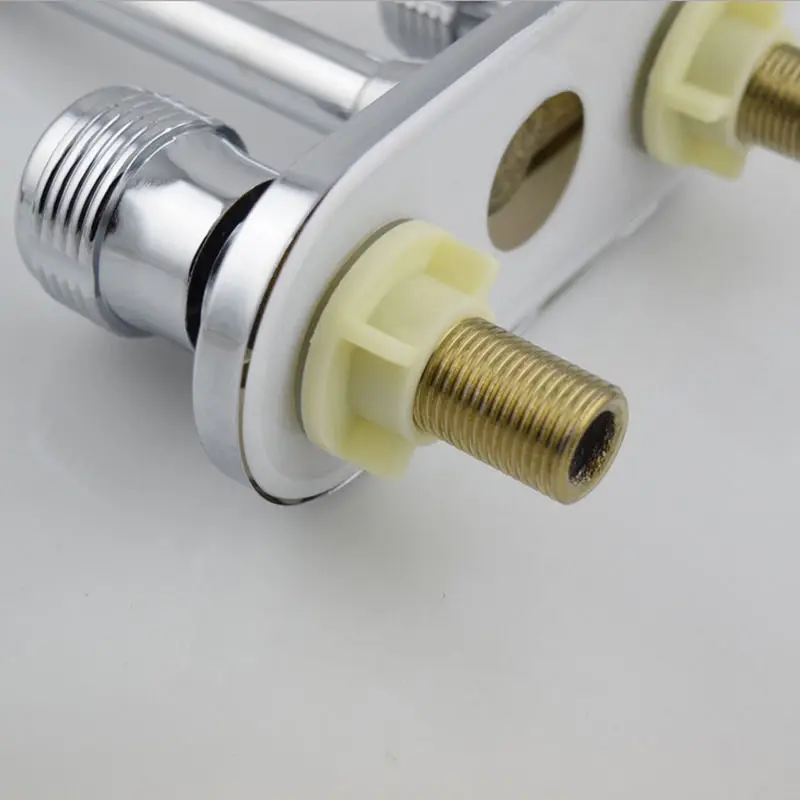 100% Новый Два Отверстия/Ручки Хром Бассейновых Ванной смеситель для кухни