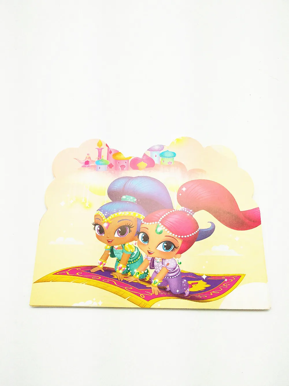 Shimmer and shine распечатанные открытки для приглашения на день рождения 10 шт. | Дом и