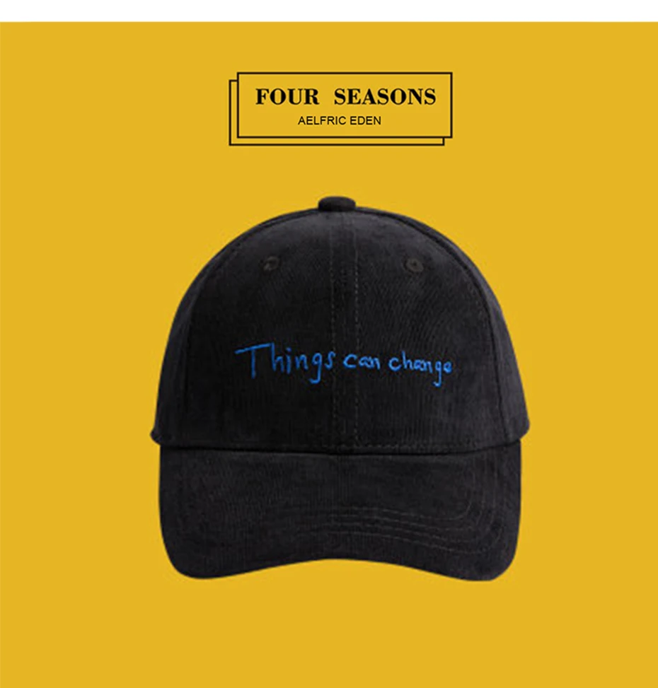 Aelfric Eden зимние теплые вельветовые Бейсбол шапки регулируемые кепки Snapback Повседневное с нашивкой в виде надписи ", головной убор в хип-хоп стиле, TF04