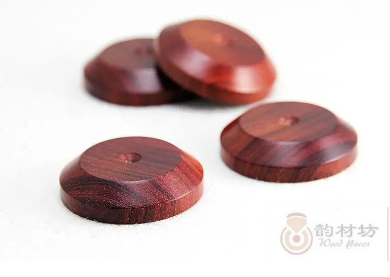 4 шт. подставки из розового дерева для колонок | Электроника