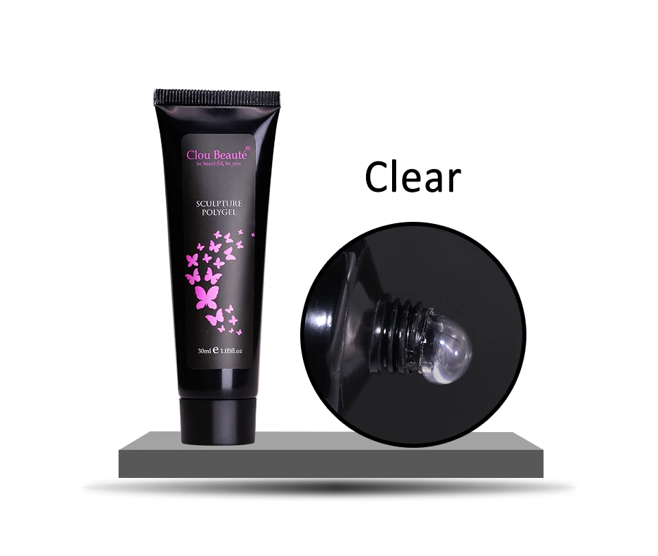 Clou Beaute гель лак для ногтей полигелевые ногти строительный гель для полировки поли гель набор для наращивания ногтей Слип раствор жидкий Маникюрный Инструмент