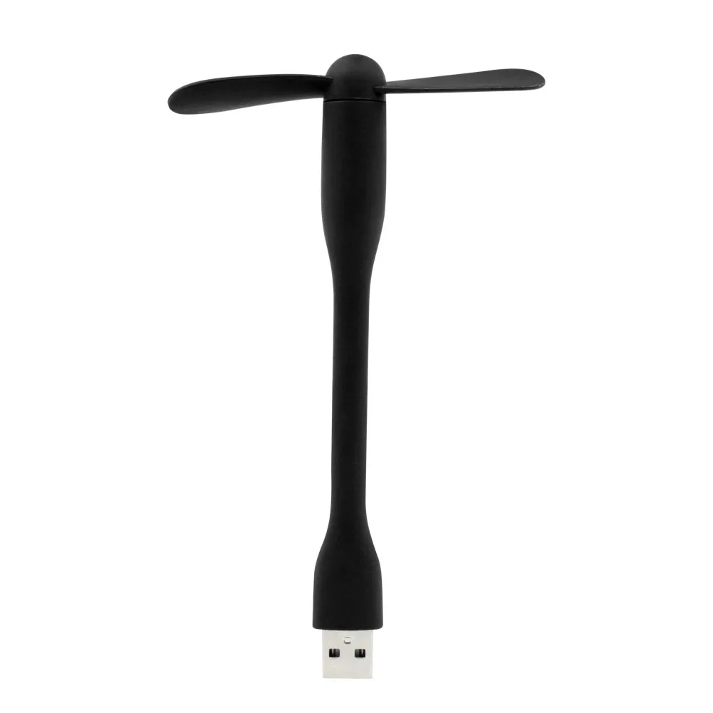 Black Портативный 6 цветов мини охлаждающий USB вентилятор Micro USB 2,0 вентиляторы гибкий летний гаджет Высокое качество для планшетов power Bank ноутбуков - Цвет: Black