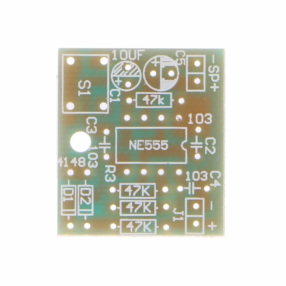 NE555 Осциллятор зуммер электронный DIY тон генератор светодиодный комплект 8R 0 25 Вт