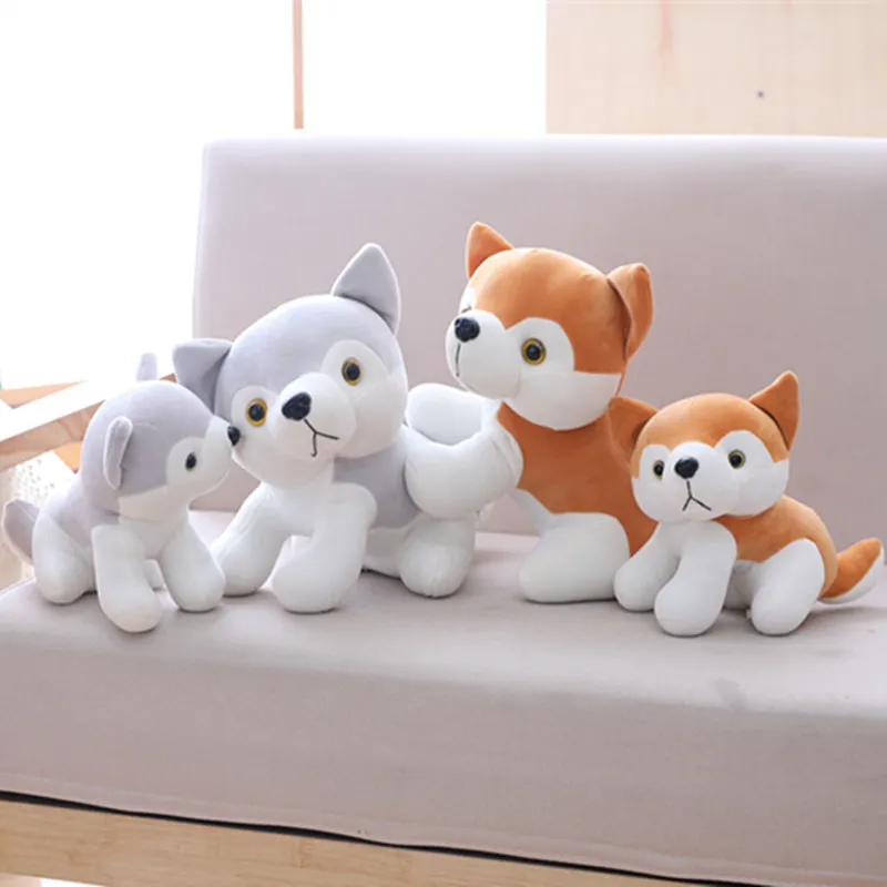 

1pc 30cm & 40cm Plush Husky Dogs Toy Stuffed Cute Animal Husky Toys Kids Gifts