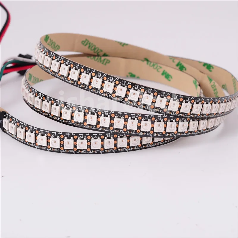 1 ~ 5 м в SK6812 WS2812B 144 светодиодов/m Белый черный SMD 5050 RGB Мечта адресуемых цветов