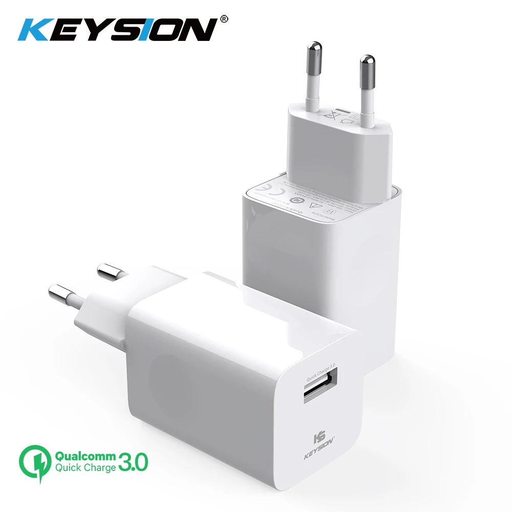 KEYSION 24W быстрая зарядка 3 0 USB зарядное устройство QC3.0 для путешествий настенное