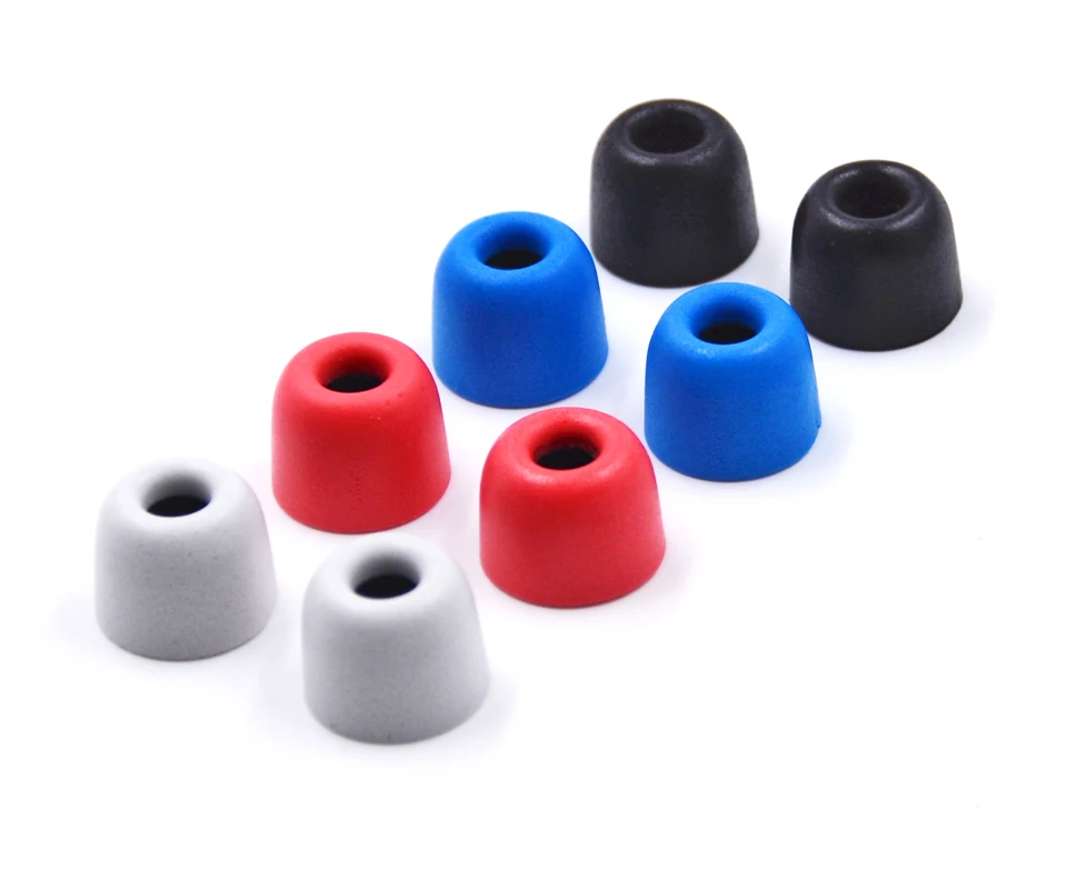 NICEHCK, 4 пары(8 шт.), 3 мм/5 мм, T100/T400, NICEHCK, шумоизоляционные, с эффектом памяти, пенопластовые наконечники для ушей, наушники-вкладыши