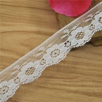white polyester lace 25mm trim fabric sewing accessories cloth wedding dress decoration ribbon craft supplies 400yards l734 1