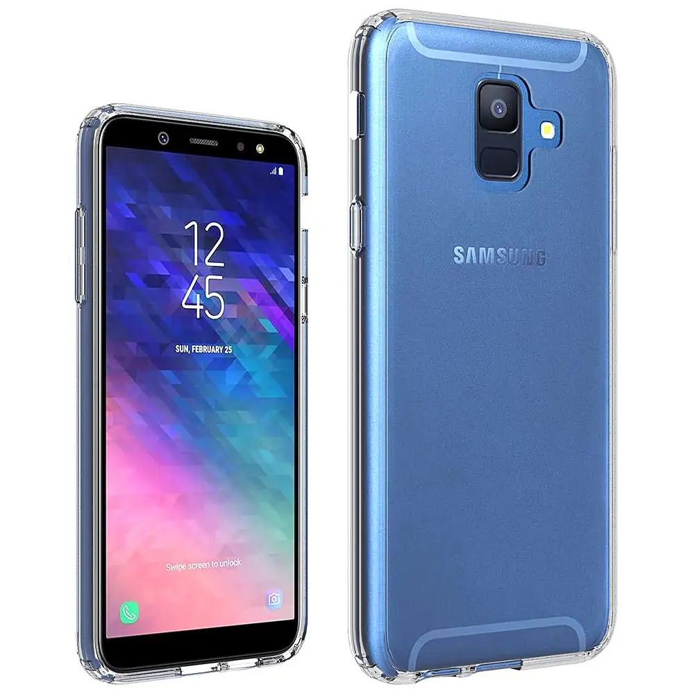 Ударопрочный грязестойкий чехол для samsung Galaxy A6 2018 SM-A600FN A600FN прозрачный