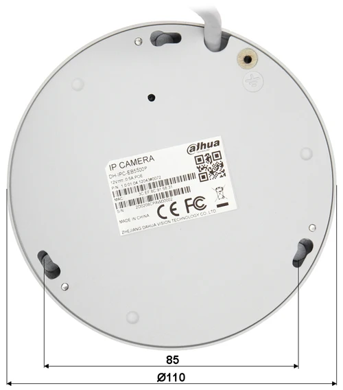 Dahua оригинальный IPC-EB5531 заменить IPC-EB5500 5MP антивандальные рыбий глаз PoE H264 мини