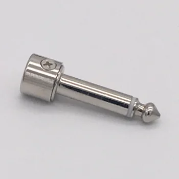 Черный JOINAUDIO Solderless Mono Plug 6,35 мм разъем для DIY гитарного кабеля(10 шт. за 1 комплект - Цвет: Черный