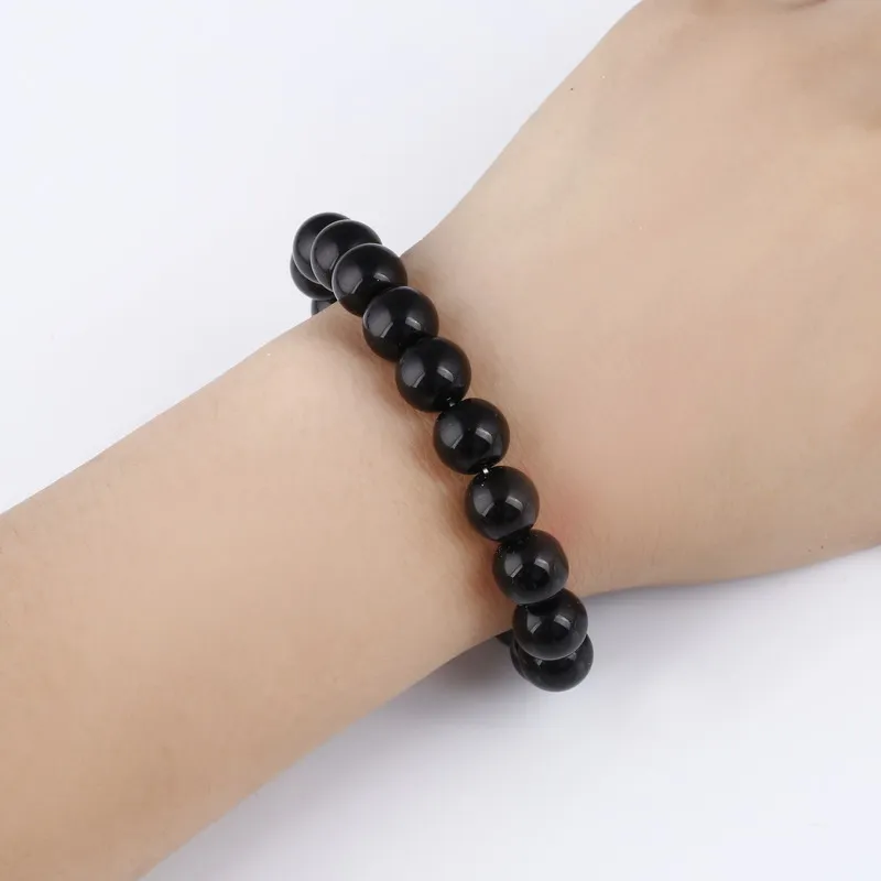 Красочные браслеты с бусинами для женщин и мужчин очаровательные из