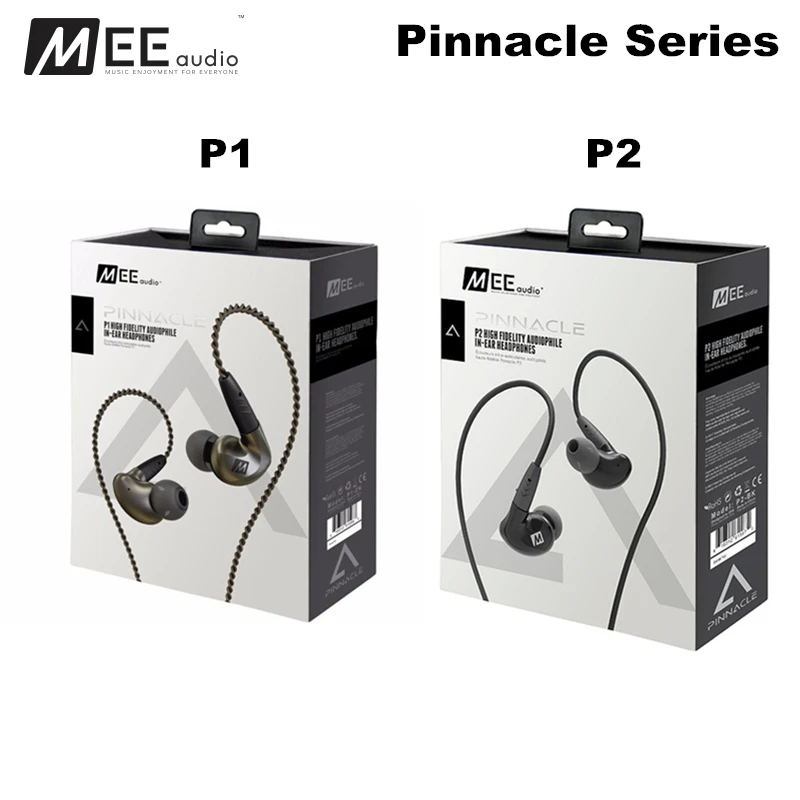 Mee аудио meelectronics pinnacle P1 P2 Audiophile бас HiFi DJ Studio Monitor Музыка наушники-вкладыши/съемный