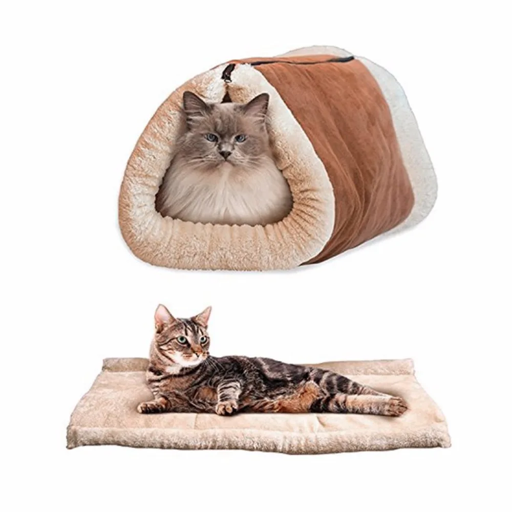Cotton Dog House Cat Warm And Comfortable Washable Pet Nest Removable Sleeping Bed Accessories | Дом и сад