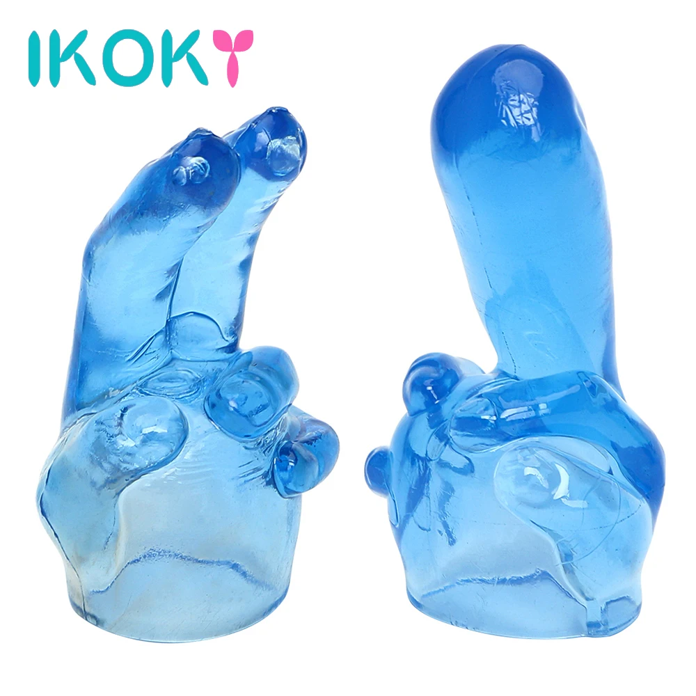 IKOKY AV шток головка Кепки G spot вибратор для стимуляции аксессуары Волшебная