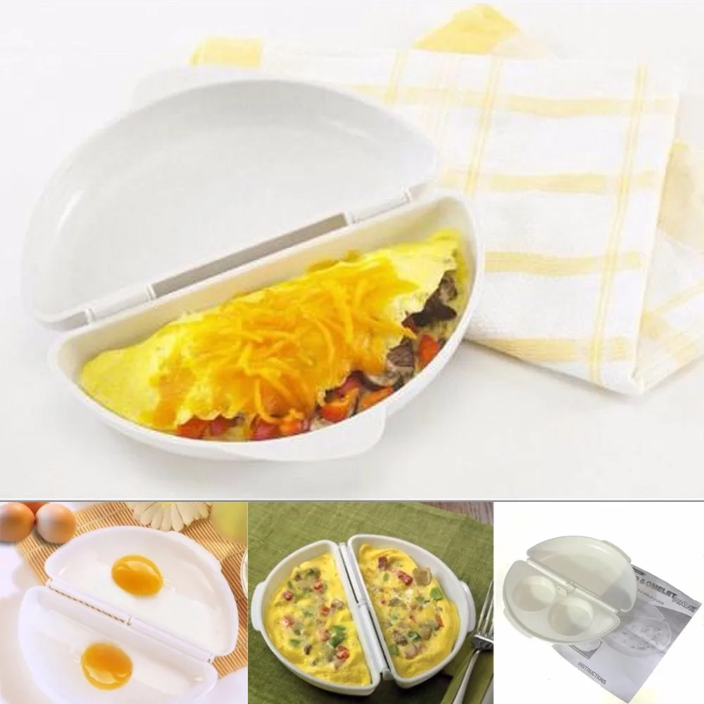 Домашняя кухонная омлет для микроволновки яиц сковорода микроволновой печи 2
