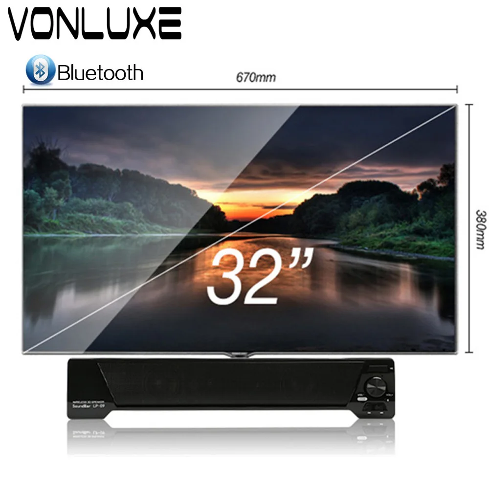 Fashion Portable Powerful Bluetooth Soundbar Speaker Perfect sound HIFI USB For Computer PC Tablet TV | Электроника