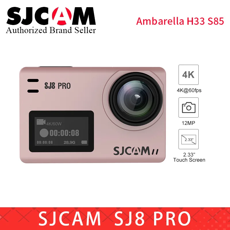 SJCAM SJ8 Pro/SJ8 Plus/SJ8 Air Экшн-камера yi 4K pro Водонепроницаемый Анти-встряхивание двойной сенсорный экран WiFi Пульт дистанционного управления Спорт DV