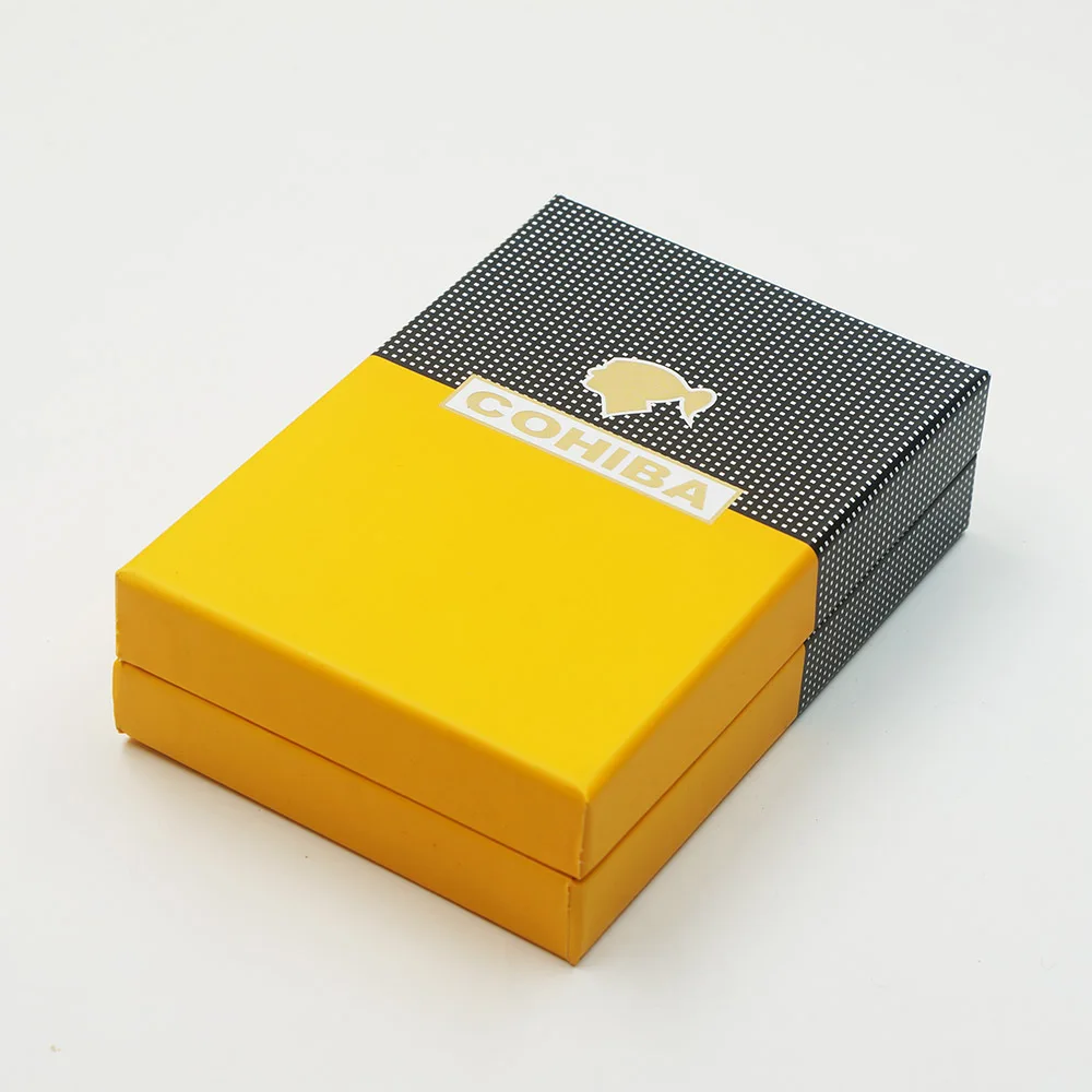 Металлическая газовая зажигалка Cohiba Бутановая Зажигалка с 3 кратным пламенем для