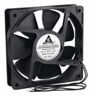 1 шт. Gdstime 86CFM Электрический охлаждающий кулер переменного тока 110 в 115 в 220 в 230 в 240 В 2700 обмин 12025B моторный вентилятор 12 см DC 120 мм x 25 мм 2 провода