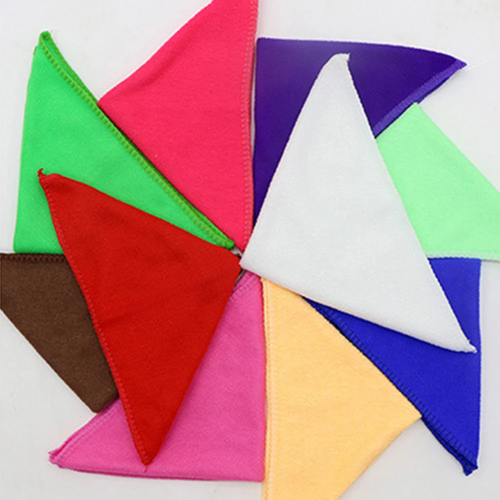 10 шт./компл. квадратная салфетка из микрофибры для чистки автомобиля дома