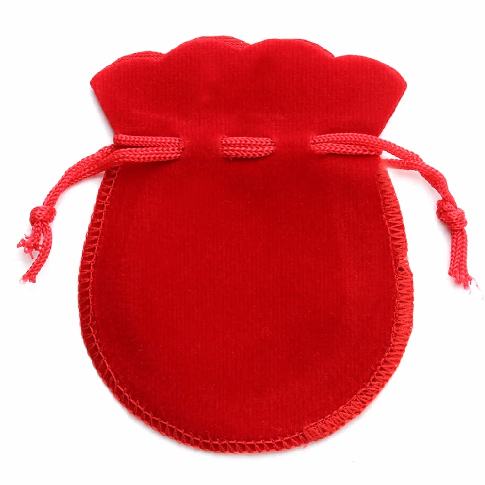 1-10pcs/lot Drawstring Velvet Bag Drawstring Calabash Pouch Jewelry Packaging Bag Wedding/Christmas Favor Pouches & Gift Bags
