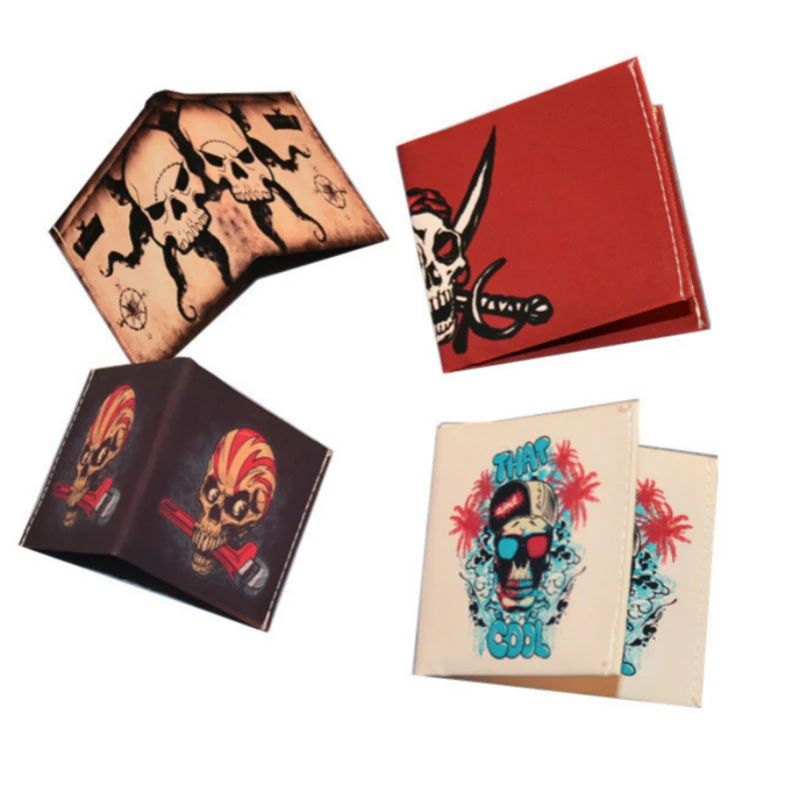 2018 холщовый мужской кошелек с зажимом для денег тонкий маленький мини 2 Складными