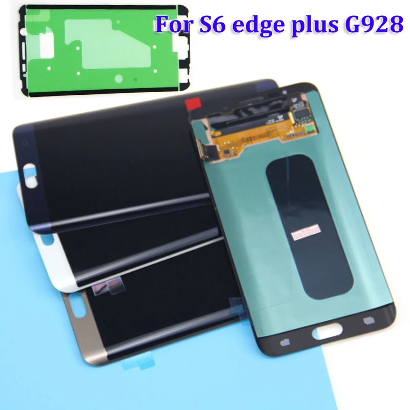 100% протестированный супер Amoled для samsung Galaxy S6 Edge Plus ЖК-дисплей сенсорный экран