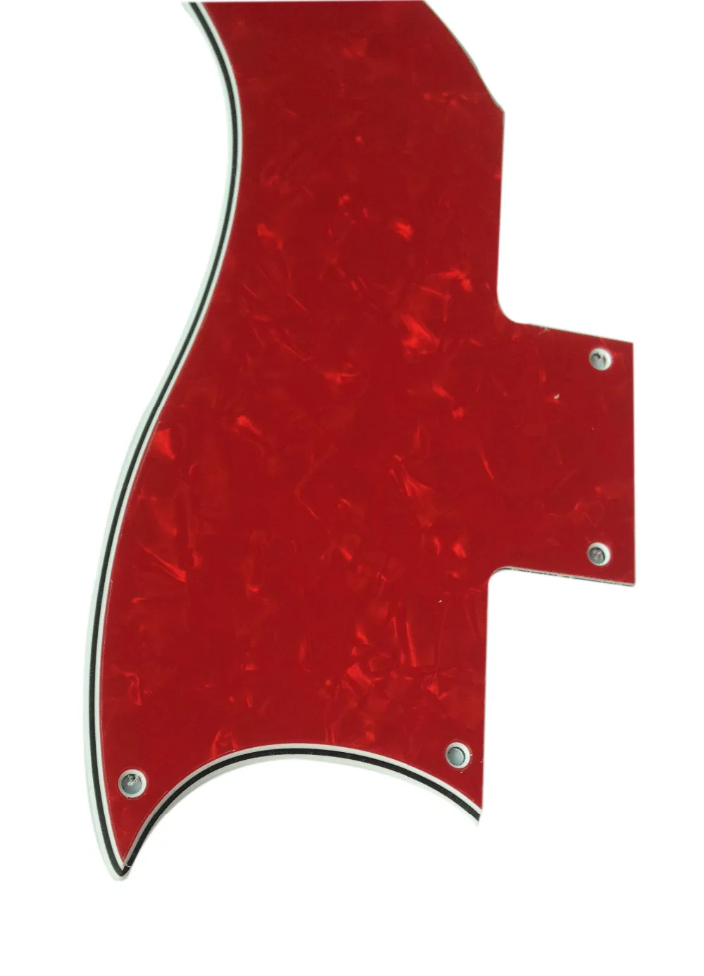 Pleroo Custom Guitar pickgaurd для гитарной пластины 61 SG 4 слойная Красная жемчужина|Детали и