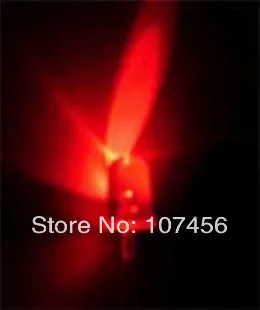 1000 шт. 5 мм красный Круглый высокая мощность сверхъярсветодиодный водяной