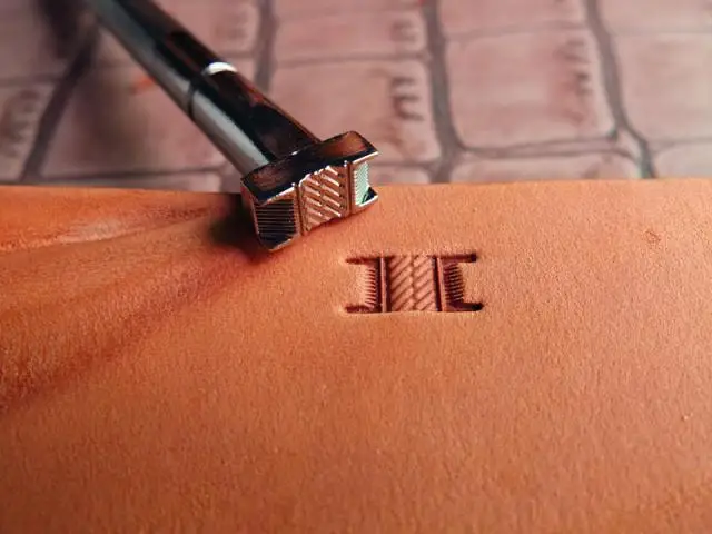 DIY кожевенное ремесло аппаратное сплав металлическая печать с корзиной инструменты LS.X501-1-13 мм* 6 мм