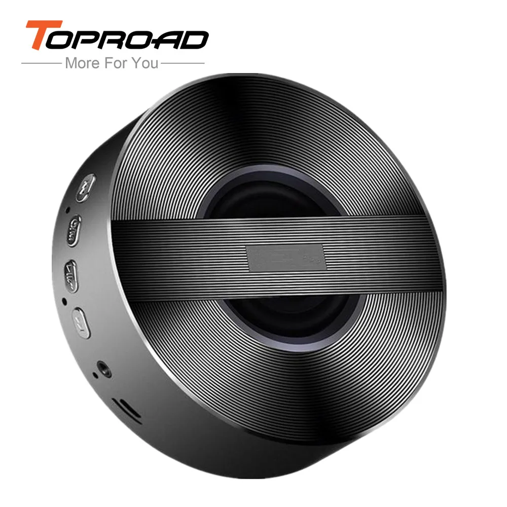 Toproad портативный беспроводной динамик Som Bluetooth s сабвуфер бас-динамики Поддержка